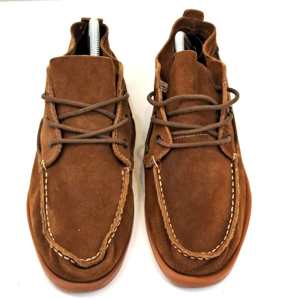 American Eagle‎ Outfitters Mens Cow Suede Loafers Shoes Ankle 6100-207 Classic